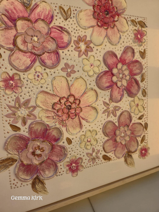 stunning modelled flowers