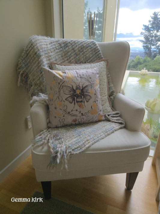 Bee Beautiful cushion cover